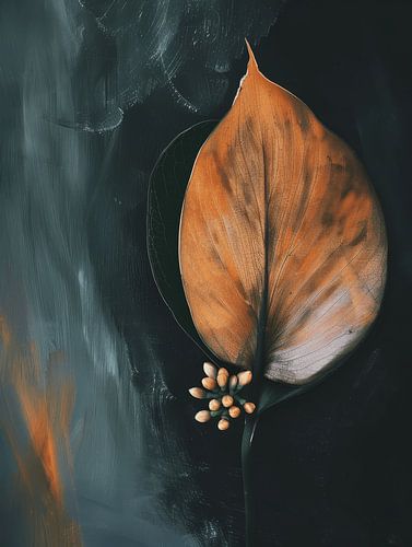 Botanisch in warme kleuren