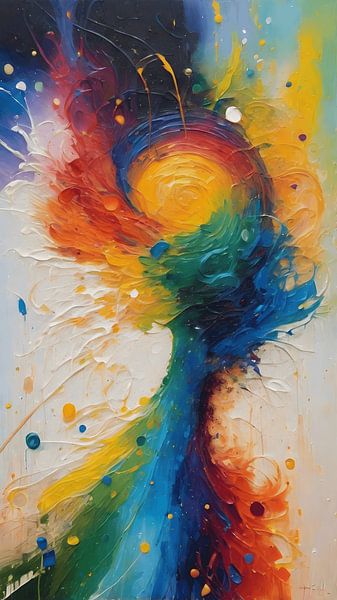 Le pouvoir primitif en couleur par Jolique Arte