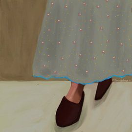 Spaziergang in Polka-Dots von Osheensgallery