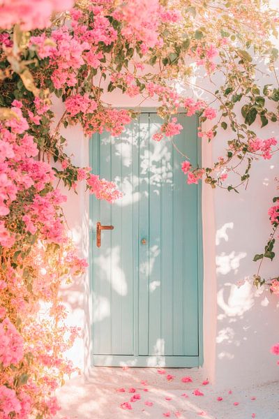 Porte fleurie par Poster Art Shop