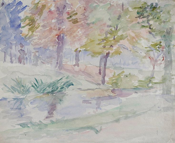 Eugène Manet-Landschaftsherbst von finemasterpiece