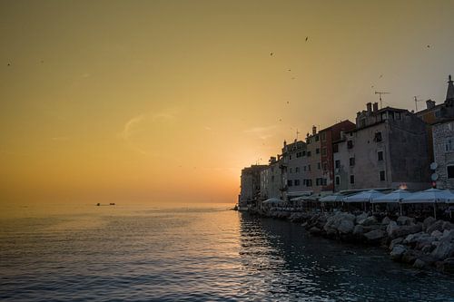 Zonsondergang boven Rovinj