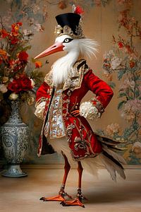 Stork on the lookout for a mate