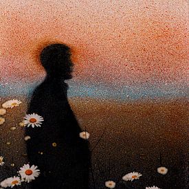 FIGURE IN SHADOW von db Waterman