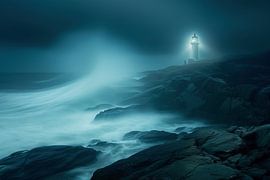 Leuchtturm am Atlantik