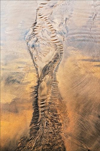 abstraction on the beach