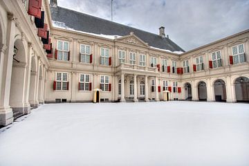 Paleis Noordeinde in de Sneeuw van Jan Kranendonk