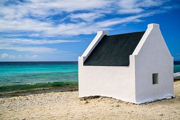 A view of the slave houses on Bonaire by Andreas Völkel
