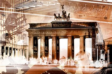 Brandenburg Gate in Berlin - brown by berbaden photography