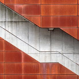 Cage d'escalier d'un appartement sur Henk Elshout