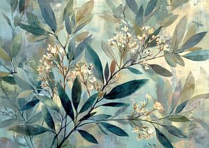 Blume und Blatt