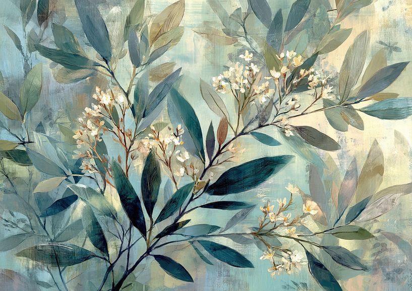 Fleur et feuille par Studio des Fleurs