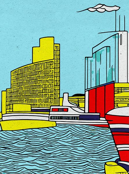 Hamburg is colourful, #20 by zam art