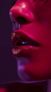Elegante Lippen rosa Thema