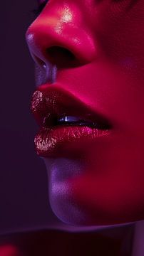 Elegante lippen roze thema van TheXclusive Art