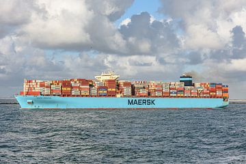 Container ship Maersk Edmonton. by Jaap van den Berg