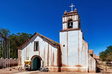 Die Kirche von San Pedro de Atacama von Roland Brack