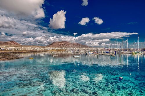 De haven van Caleta de Sebo