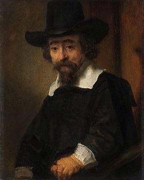 Portret van Dr. Ephraïm Bueno, Rembrandt van Rijn