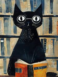 Black Cat Reading Book