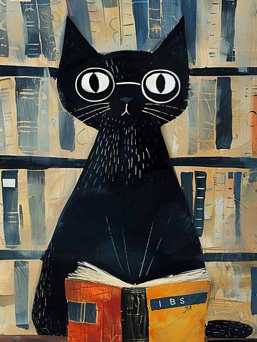 Livre de lecture du chat noir