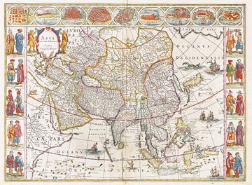 Willem Janszoon und Joan Blaeu, Asia noviter delineatio, 1642-1664