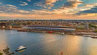 Amsterdam Central Station in evening light. by Menno Schaefer thumbnail