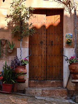 Tür in Valdamossa Mallorca von Judith van Wijk