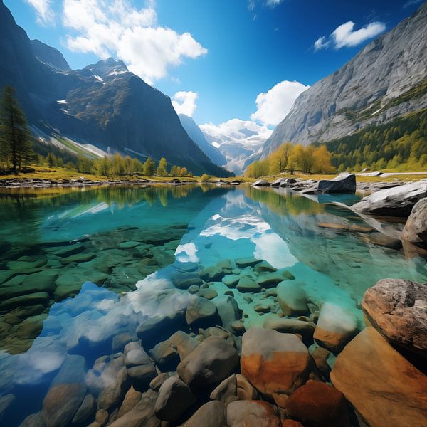 Königssee Lake Obersee van TheXclusive Art