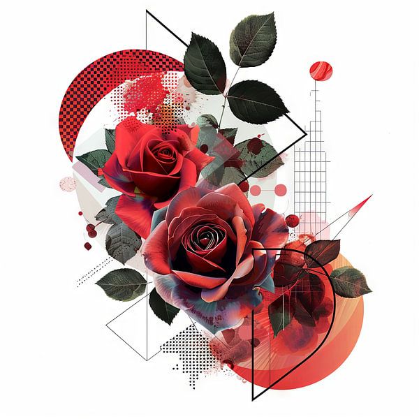 Roses par Poster Art Shop