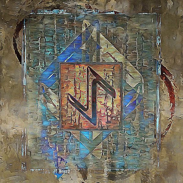 Eihwaz Rune Character by Dorothy Berry-Lound