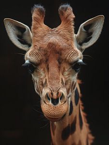 Porträt einer Giraffe