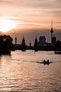 Zonsondergang bij de Oberbaumbrücke van swc07 thumbnail