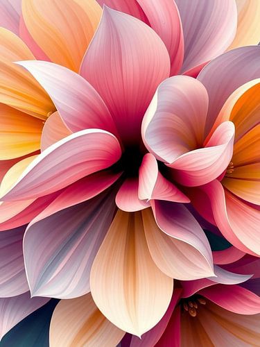 Stralende bloemblaadjes