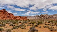 Wild West landscape in the Valley of Fire