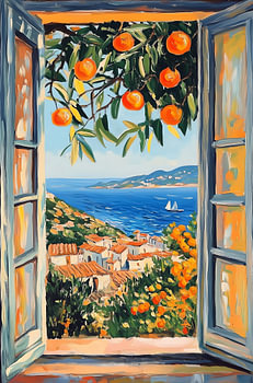 Orange Grove Window II