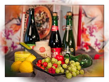 Fruit & drank arrangement van Rob Boon