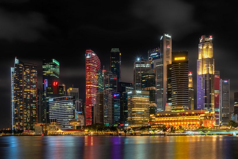 Finanzviertel Singapur von Bart Hendrix