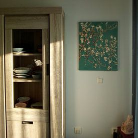 Customer photo: Almond blossom by Vincent van Gogh (deep green), on canvas