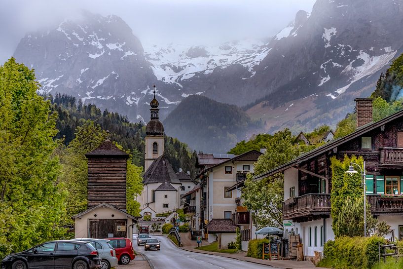 St. Sebastian church in Ramsau bei Berchtesgaden par Maurice Meerten