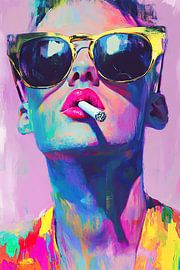 Rebelle néon sur Marijke Trienekens