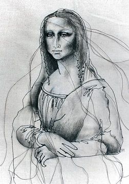"Mona Lisa", "La Gioconda". von Kim Rijntjes