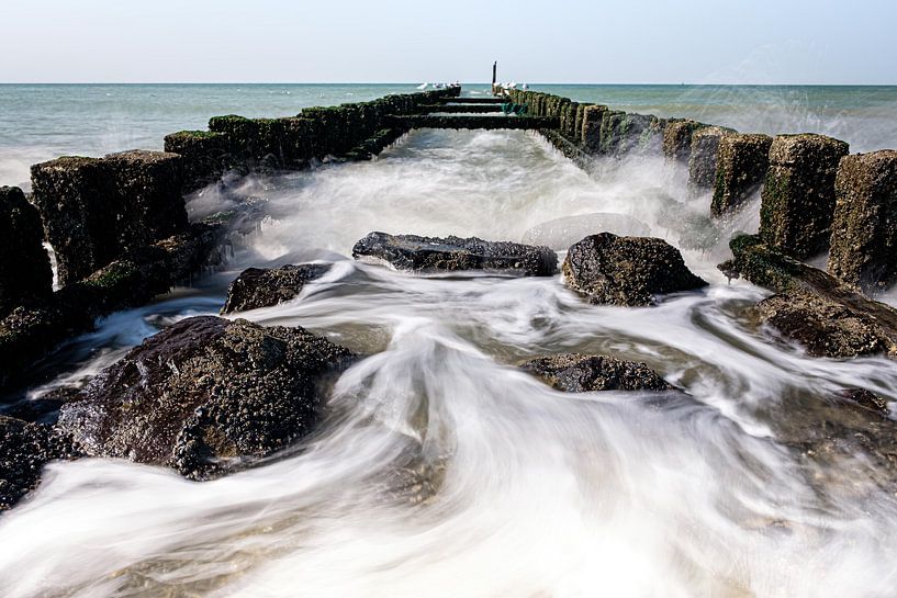 Sea view from the beach by Eddy Westdijk