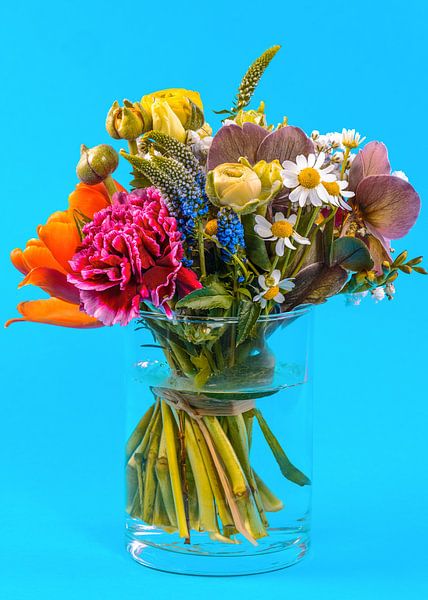 Colorful bouquet with spring flowers by ManfredFotos