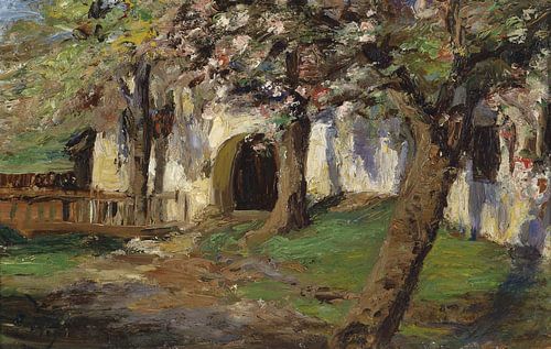 Olga Wisinger-Florian – Blühende Apfelbäume, 1906