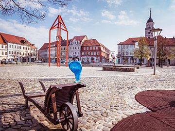 Vieille ville de Bischofswerda en Saxe