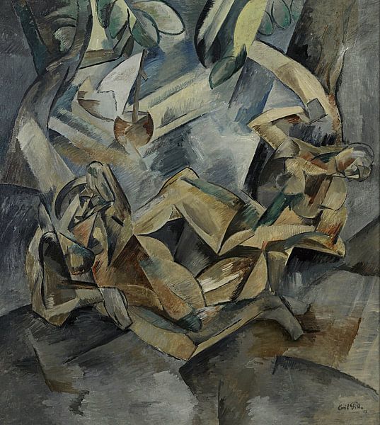 Emil Filla, Twee vrouwen, 1913 van Atelier Liesjes