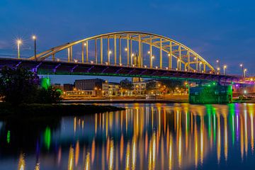 John Frost Bridge in the evening by Mark Regelink