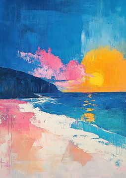 Zee Zon Strand Horizon Lucht van Niklas Maximilian