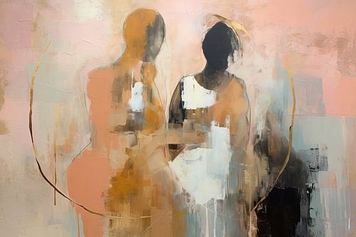 Schilderij Blissful Encounter | Love me